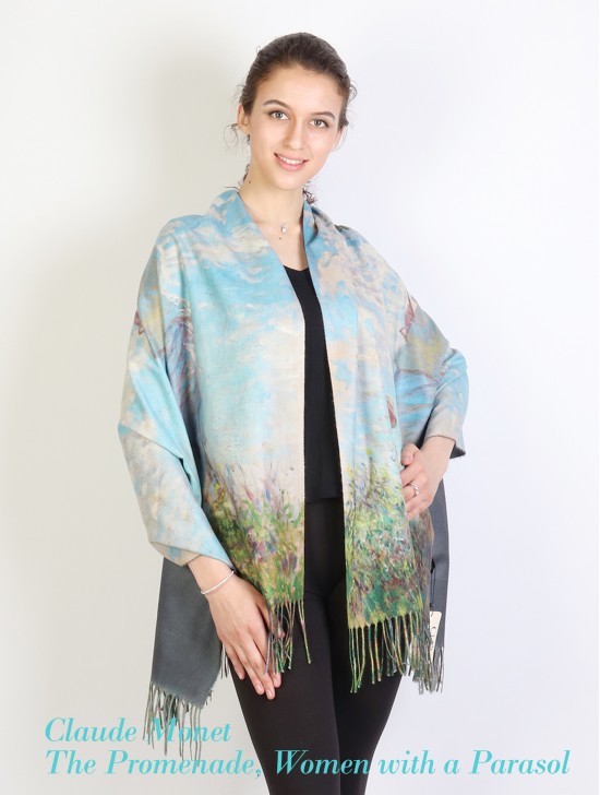 Oil Painting Design Fashion Scarf
